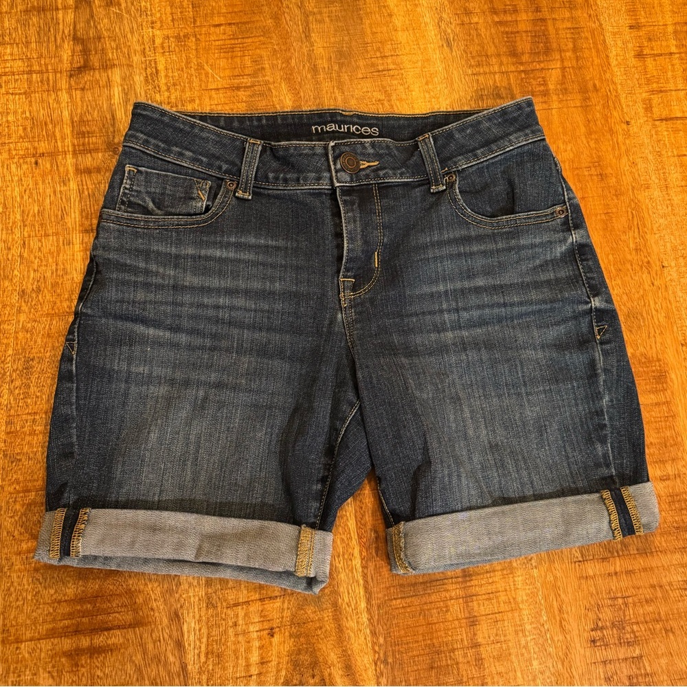 Maurices Women's Denim Shorts - Blue